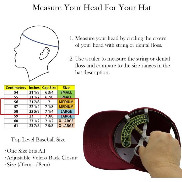 Baseball Burgundy Cap Men Women Hat
